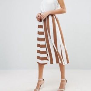 ASOS Mixed Stripe Culottes